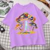 90s Retro Graphic Tees Women Summer Loose Vintage Boho Mushroom Women T Shirt Psychedelic Hippie Art Tshirt Clothing Tops Femme