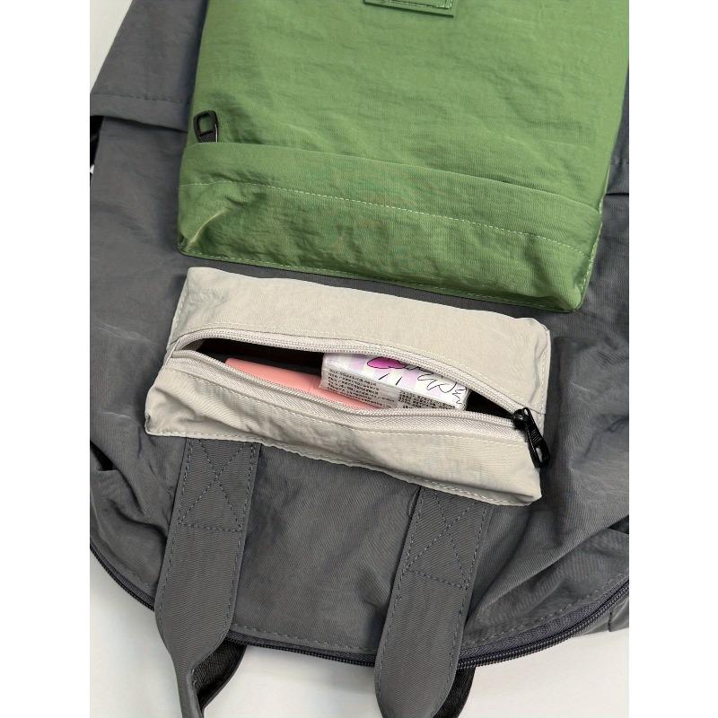 Women's Color Matching Casual Backpack Computer Bag