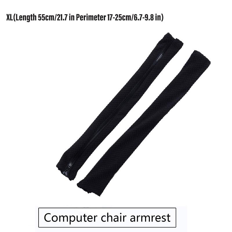 

Computer Elastic Chair Armrest Towel Armchair Arm Covers Home Dustproof Textile XL чорний
