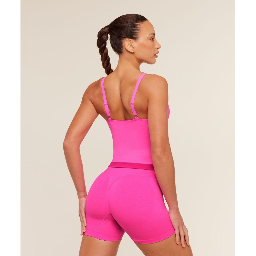 Gymshark Interval Seamless Midi Tank Electric Pink Super Set Pink B6b1j Kdmg