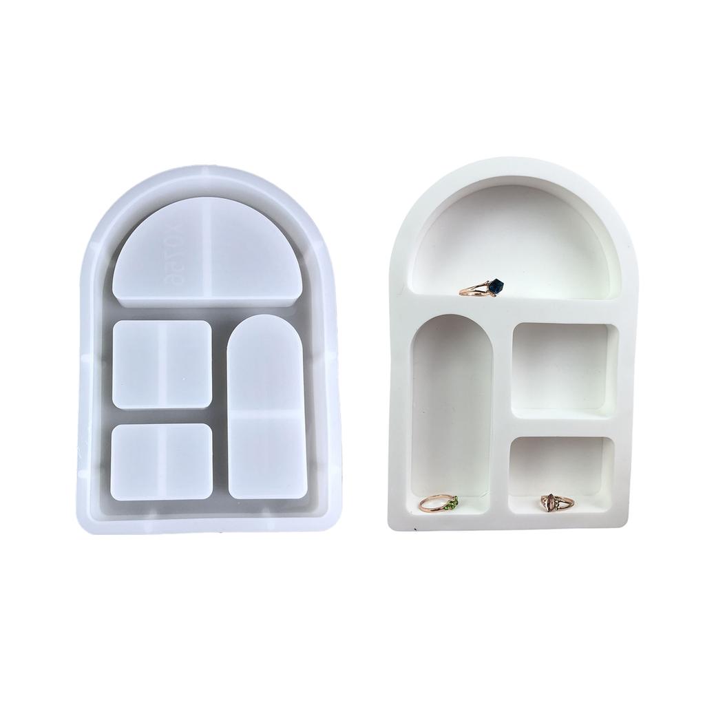 Innovative Arched House Silicone Moulds For Casting Mini House Christmas Decorations And Creative Resin Crafts