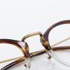 Alloaiweeo [Alo:Ctzen] Venezia Classic Combination Eyeglass Frame Ci9712B 1814G Two-Tone Brown Clear/Gold