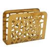 Tabletop Napkin Holder Stainless Steel Hollowed Metal Paper Napkin Holder Tissue Dispenser for Kitchen Countertop Bar