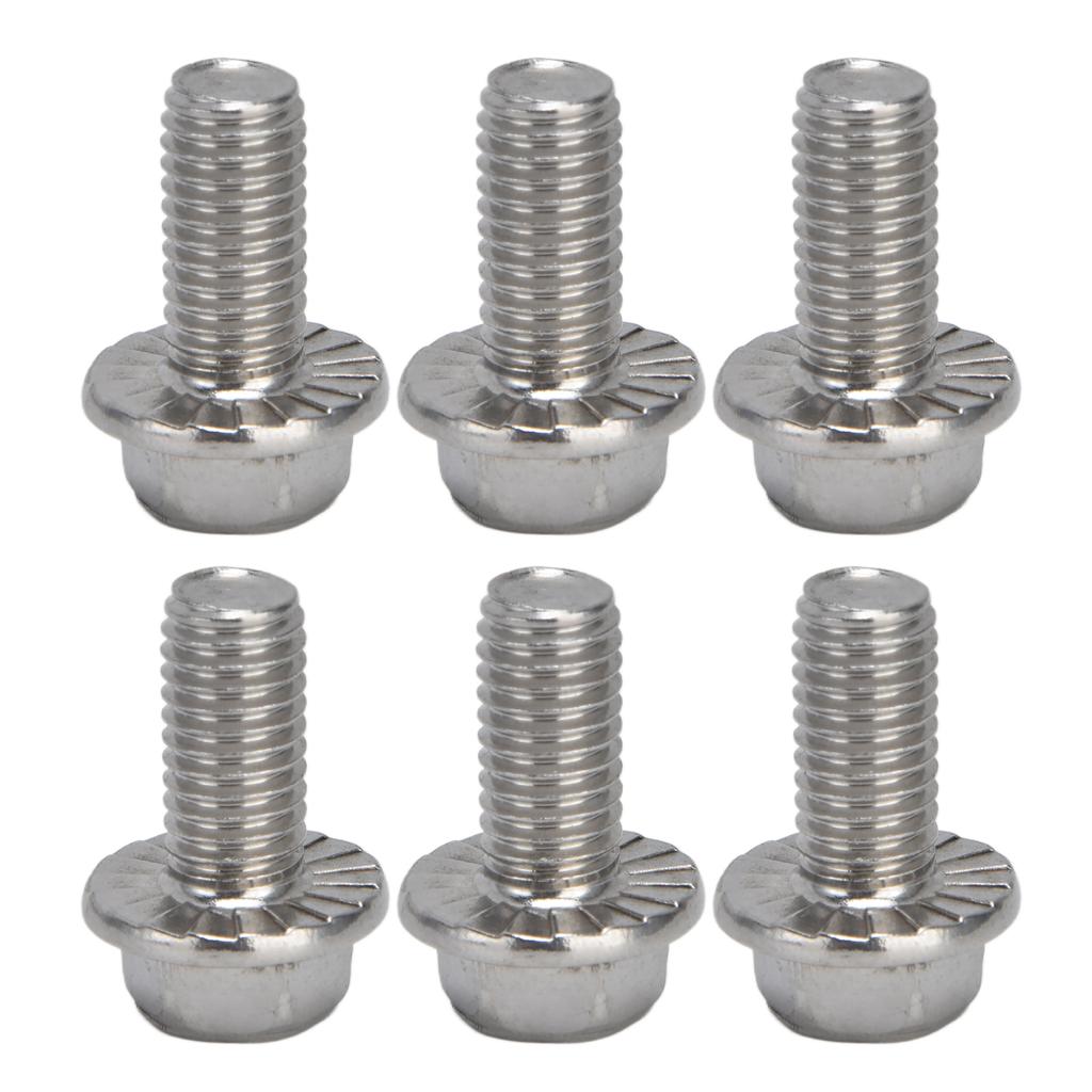 20Pcs M10x1.5 Screw Bolts A2?70 Stainless Steel Flanged Hex Head Bolt with Gasket DIN6921M10x60
