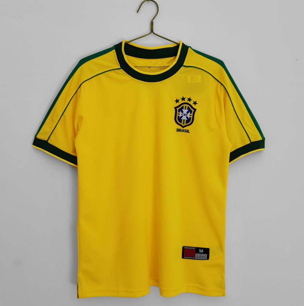 Source: Retro football uniform: Brazil-Real Madrid-Manchester United nostalgic version short-sleeved jersey