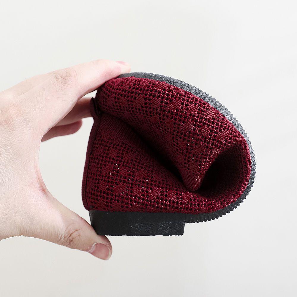 Summer New Sandals Mesh Breathable Women's Shoes Anti Slip Black Work Shoes Comfortable Casual Single Shoes