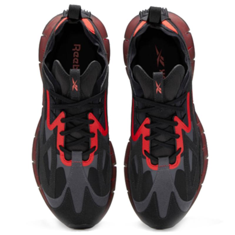 Reebok Zig Kinetica Concept Type 2 Schwarz Grau Rot Sneaker FW5734