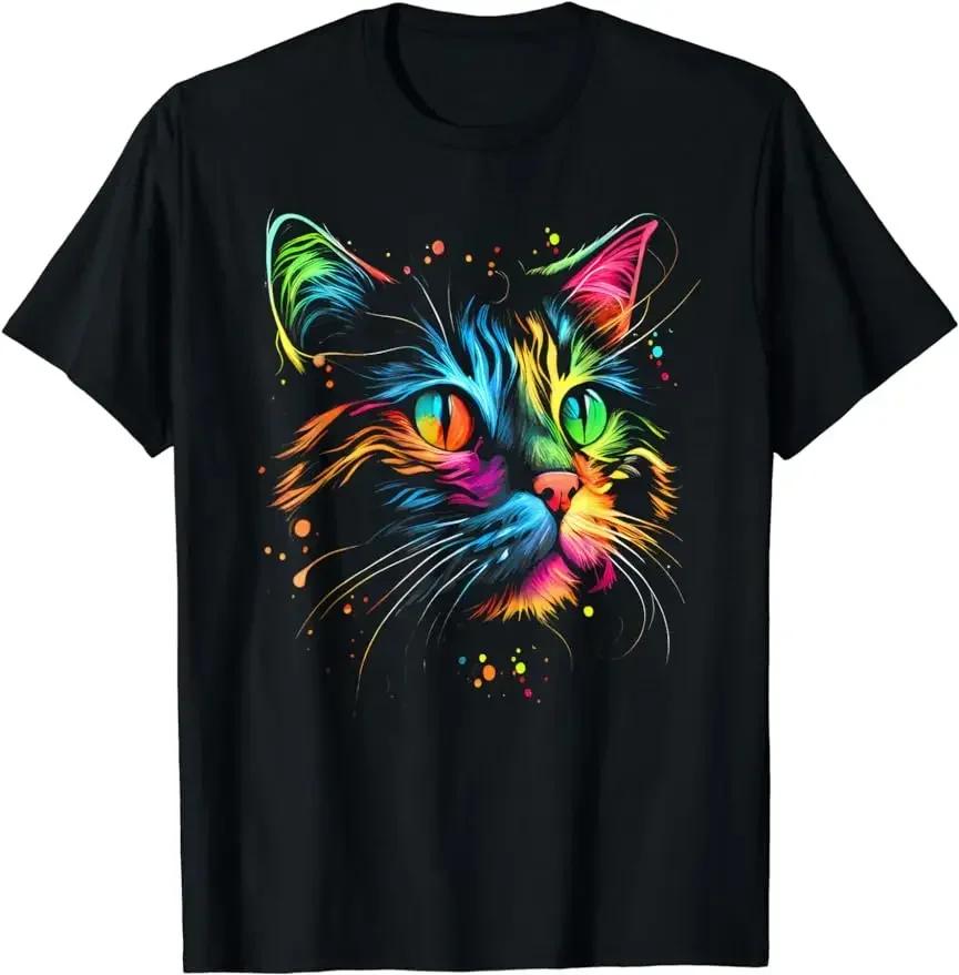 I Heart Cats I Love Cats T-shirt Graphic T Shirts Women Men Clothing Tees Tops Funny  Vintage Custom Printed Clothes