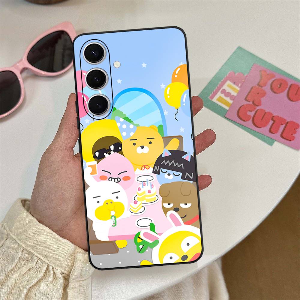 Cartoon K-KAKAO CUTE F-FRIENDS Phone Case For Samsung S 24 Fe 25 Ultra Plus 20 Lite 21 30 22 23 24 22 Ultra 5G Fundas