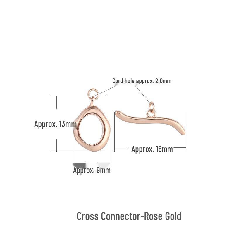 

Срібло 925 проби Застібка OT для намист та браслетів - Аксесуари для виготовлення ювелірних виробів своїми руками рожевий колір золота