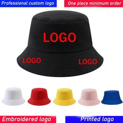 Custom Diy Embroidery Printed Logo Summer Fisherman Hat Outdoor Panama Hat Sun Protection Fishing Hunting Cap Men Ladies Sun Hat