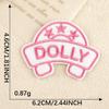 Doku Cartoon English Embroidery Patch Set: Computer Embroidery Labels, Bag Stickers, Clothing Accessories, and Cloth Stickers