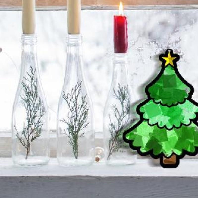 

32 Pcs Xmas Tree Suncatchers Crafts DIY Xmas Tree Window Tissue Paper Craft Kit for Christmas Winter Home Activity Art Project China Mainland