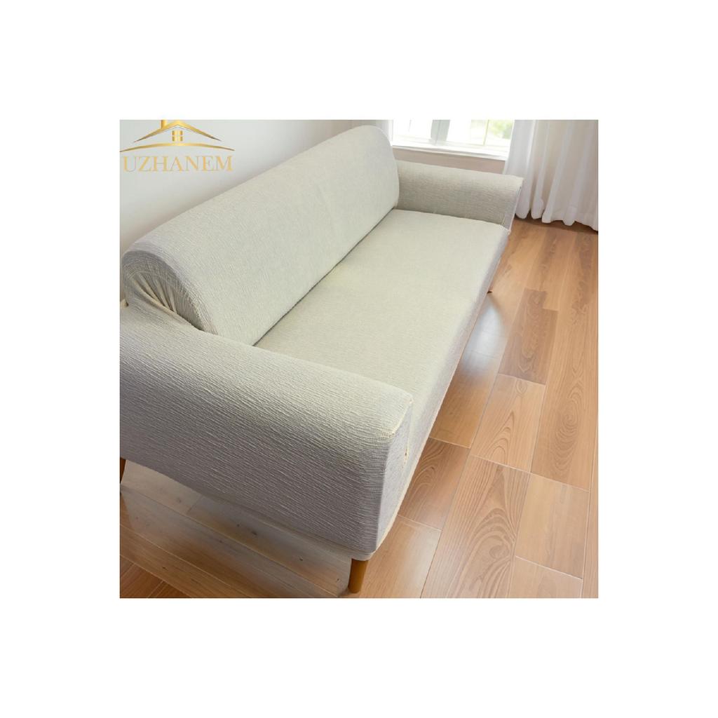 Jacquard-3-Sitzer-Sofabezug, Schlafsofa-Sofabezug (Produktinhalt 1Stk) grau