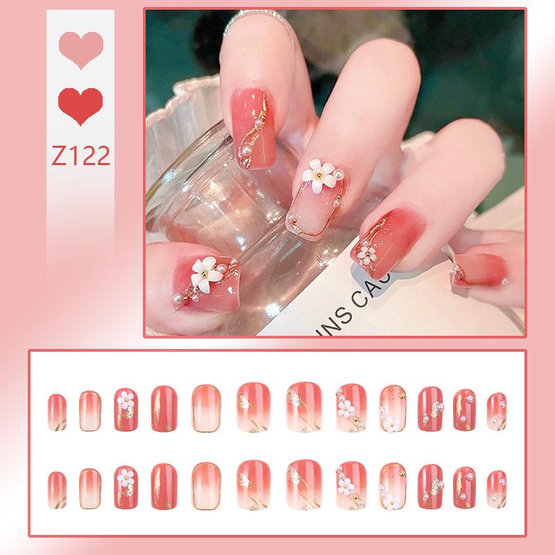 Handmade Press-On Nails – Crushed Diamond Butterfly Glitter Tips Collection