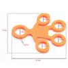 3 Pcs Finger Hand Grip 3 Levels Silicone Ring  Strengthener Exerciser Trainer Resistance Band
