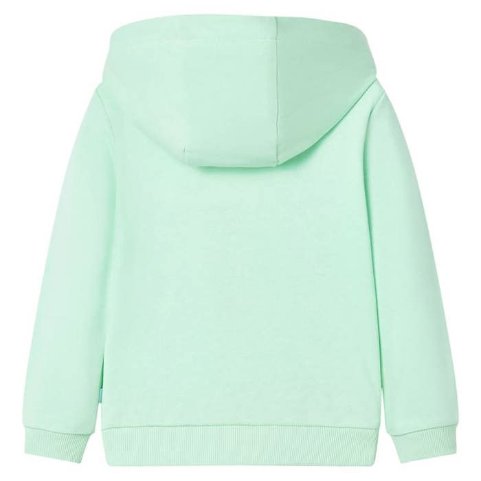 Bright Green Zip-up Hoodie for Children 92/104/116/128/140