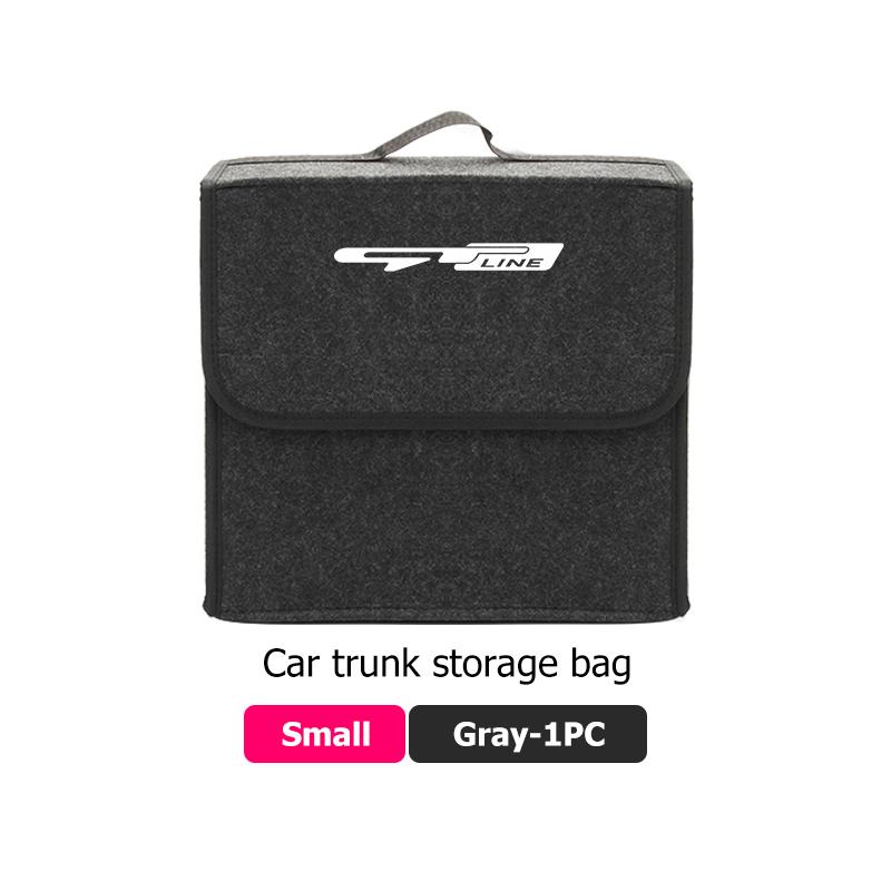 Car Trunk Storage Box Large Capacity Auto Multiuse Tools Bag For KIA Gt Gtline Xline Ceed Forte RIO STINGER Seltos K3 K4 EF7