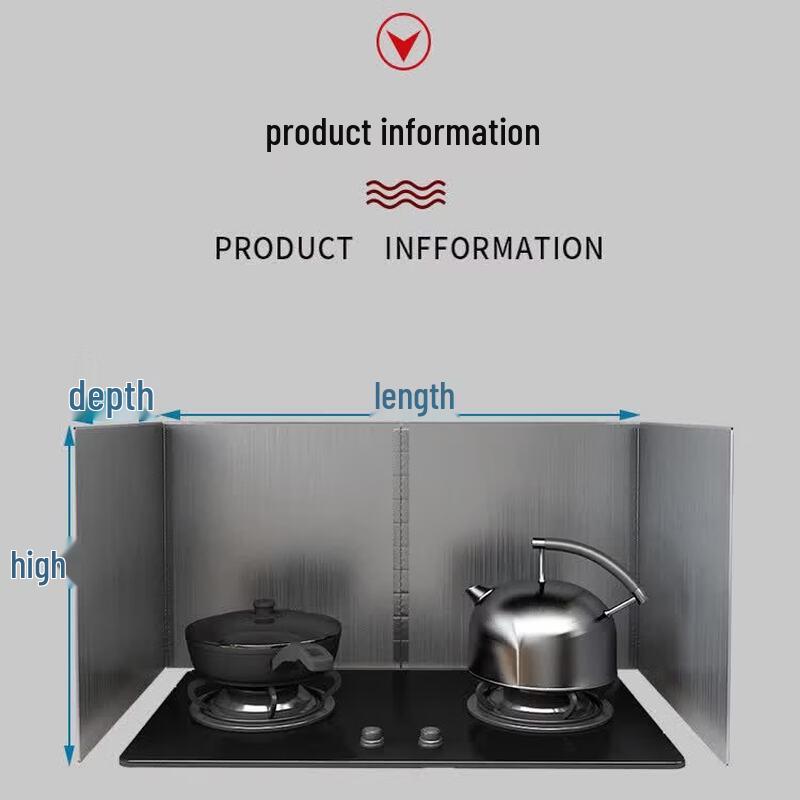 Stainless Steel Kitchen Oil Splatter Guard