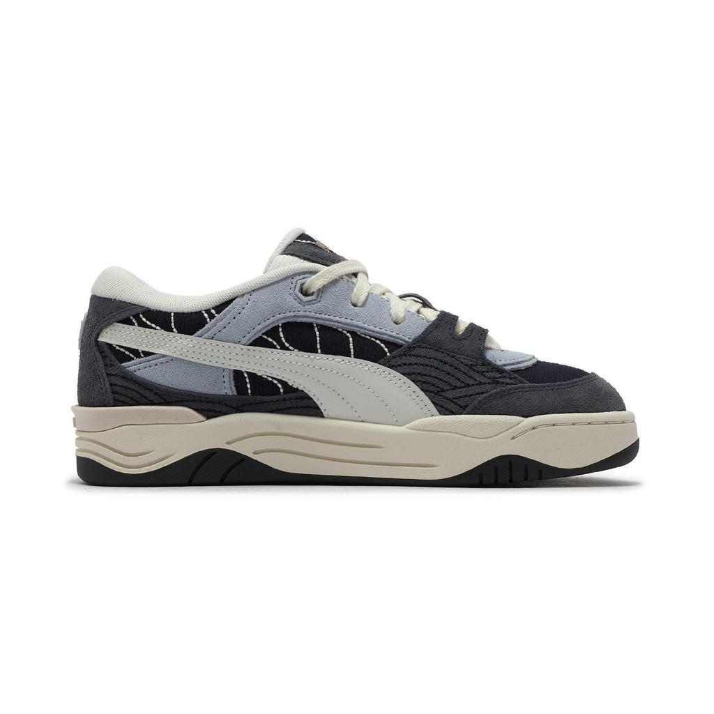 Puma Comfortable Thin Sole Lightweight Breathable Low Top Skate Shoes Unisex Sneakers Black Gray 402364-01