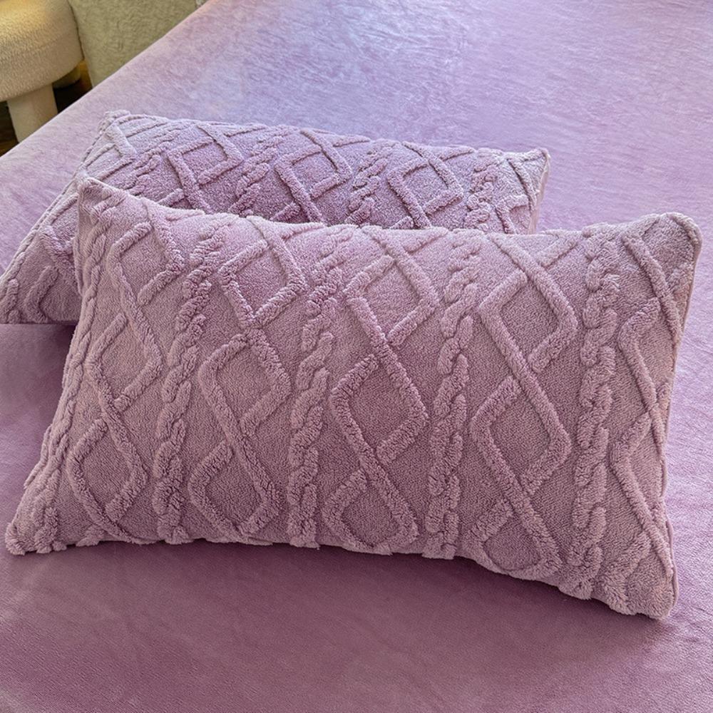 2 Stück Rechteck Kissenbezug Hautfreundlicher Kissenbezug Bettwäsche Milchfleece Kissenbezug Mädchen
