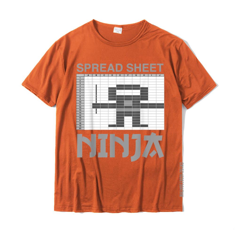 

Spreadsheet Ninja Funny Office Party Excel Data Lover TShirt Tshirts For Men Europe T Shirt Prevailing Leisure Cotton 4XL