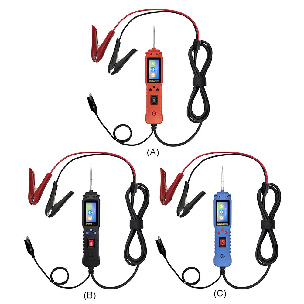 12 24V Automotive Circuit Tester Power Circuit Probe Electrical Tester 2M Cable Probe Pen Car Tester Voltage Resistant Tester