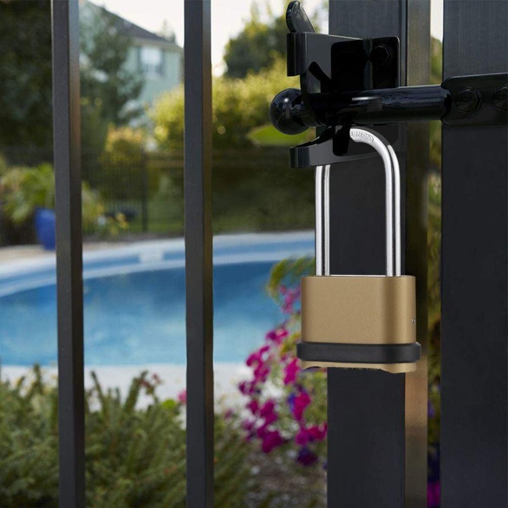 Zinc Alloy Combination Padlock Rustproof Padlock Hardware No Key Code Lock  Indoor Outdoor Use