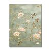 hinese Style Peony and Hummingbird Canvas Wall Art - Exquisite Floral Print - Elegant Home Decor - Ideal Housewarming Gift