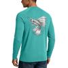 Men's UPF50+ Sun Protection Shirt Long Sleeve Lightweight Stretch Outdoor Fishing Sports Top Quick Dry Breathable Fabric