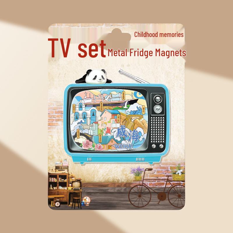 Magnetic Metal Refrigerator Magnets: City-Themed Cultural Souvenirs and Creative Tourist Gifts