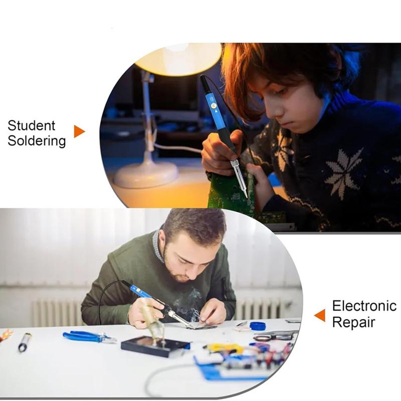 Adjustable Temperature Electric Soldering Iron 220V 60W Multifunctional Welding Solder Rework Station Heat Repair Tools