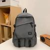 Damen Rucksack im Campus-Stil, einfarbig, für Männer, große Kapazität, Schultasche für Schüler