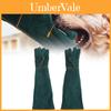 Guanti da Saldatura in Pelle Heavy Duty 60 cm Extra Lunghi Resistenti allo Strappo e Design a Prova di Morso