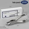 Manual Metal Hole Punch for A4 Paper - Single Hole Puncher for Students and Office Use