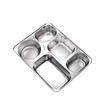 Yi Pan 316 Stainless Steel Divided Food Tray