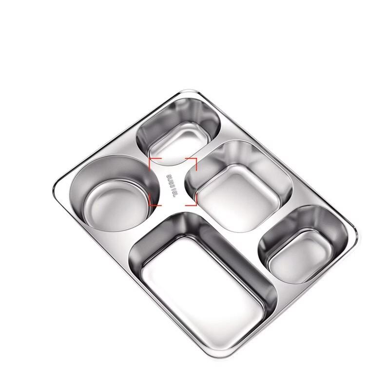 Yi Pan 316 Stainless Steel Divided Food Tray