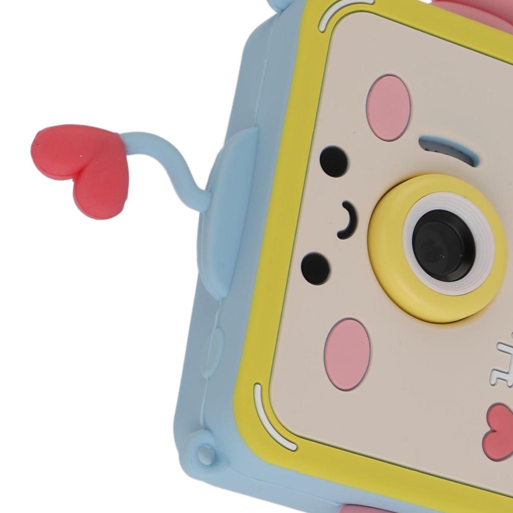 Cute Digital Camera 48MP 1080P HD Rain Proof Cartoon Compact Video Camera with 2 Inch TFT Screen for 3 To 12 Year Old Toddlers Birthday Gift