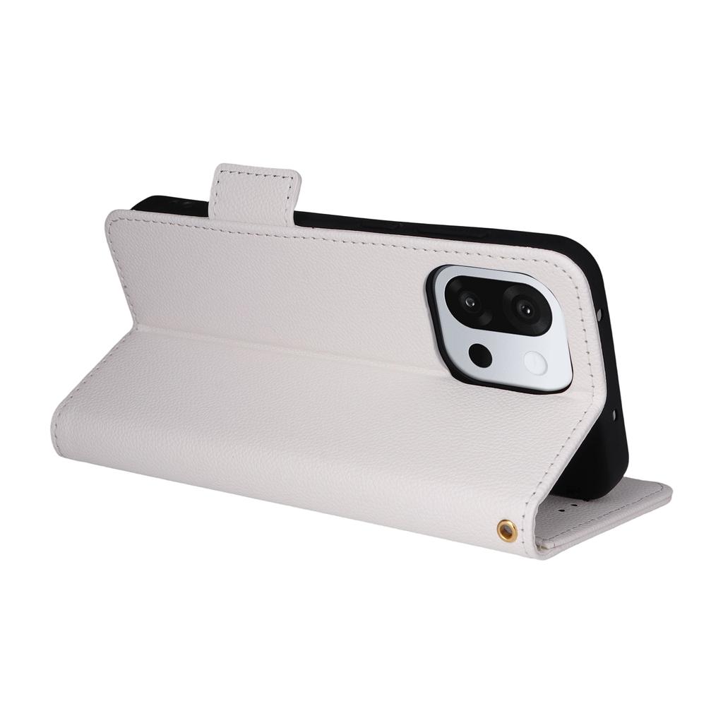 For OnePlus 13T 5G Case with Wrist Strap Litchi Texture PU Leather Wallet Phone Cover