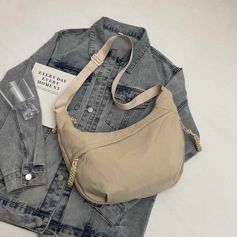 Fashion cloth bag female student class satchel casual messenger bag large capacity shoulder bag Japanese travel tote bag