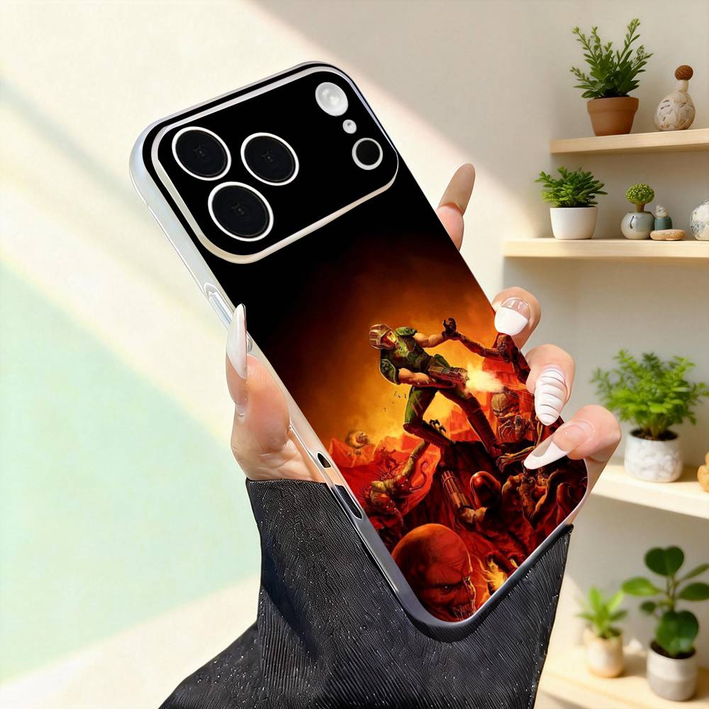 

Game Dark D-Dooms Cool For iPhone 11,12,13,14,15,16,17,Pro,Max,Plus,Mini,SE4,E Phone Case With Magsafe Wireless iPhone15pro