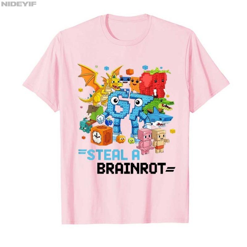 2025 Summer Women's Clothes Streetwear Crayon Shin Chan  Print Cartoon T Shirt Tops Men's Women's Clothes 100%Cotton T Shirts