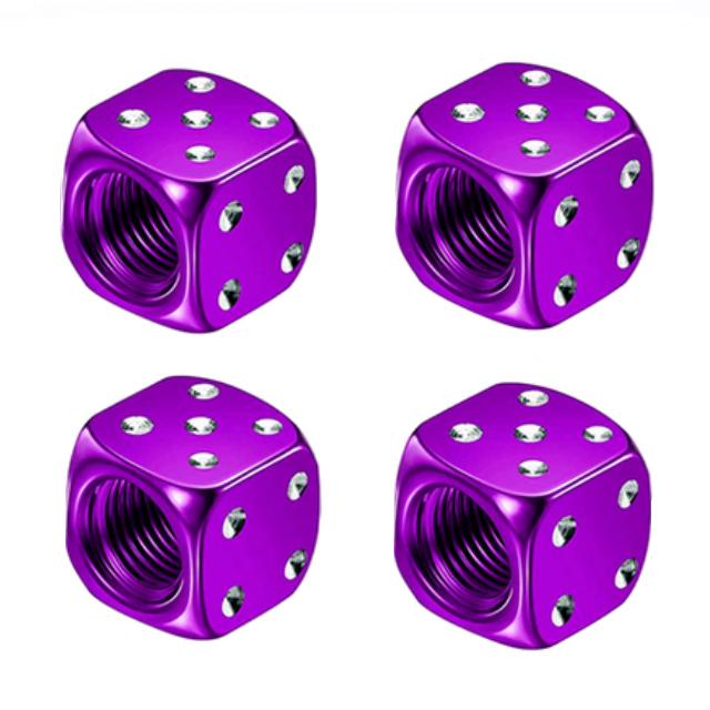 4 Stück Aluminium-Ventilkappen für Autoreifen, Sechskant-Legierung, luftdichte Abdeckung, wasserdicht, staubdicht, für Autos, Motorräder, LKWs, Fahrräder