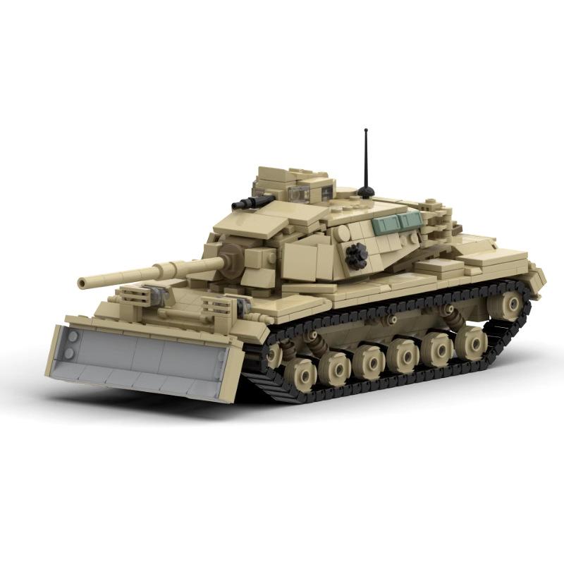 Building Block Compatible 166141 Barton M60A1 Tank Building Block Model, Children'S Puzzle Assembly