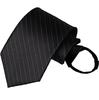 [Best Item] One-touch Tie, 10-second Attachment, No Tying Required, Made In Japan, Men's Business Formal Wear, 8cm, Hand Washable, 02 Black Stripe 07