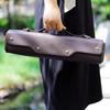 Sac pour flûte NOLITOY, Sac à main/sac à bandoulière 2-en-1, Élégant, durable et portable, 44 x 10,2 x 6,8 cm, Couleur café