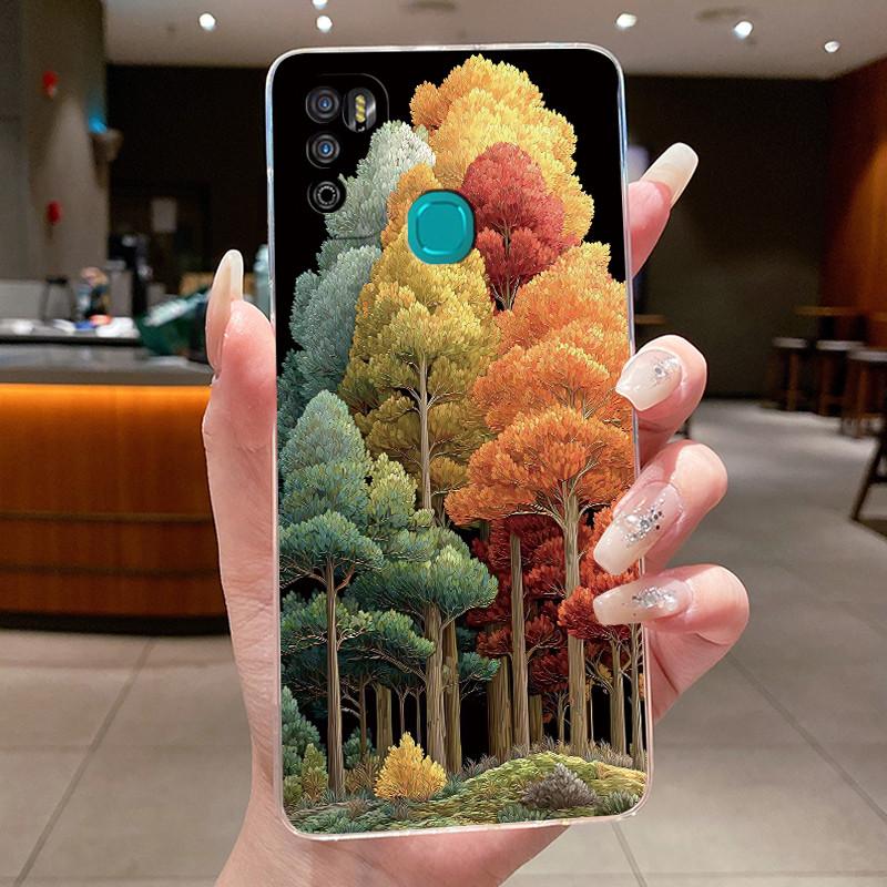 Pour Infinix Hot 9 Play Coque Arrière X680 X680B X680C Esthétique Mignon Cool Garçons Filles Coque de Téléphone Silicone Souple Coque Transparente