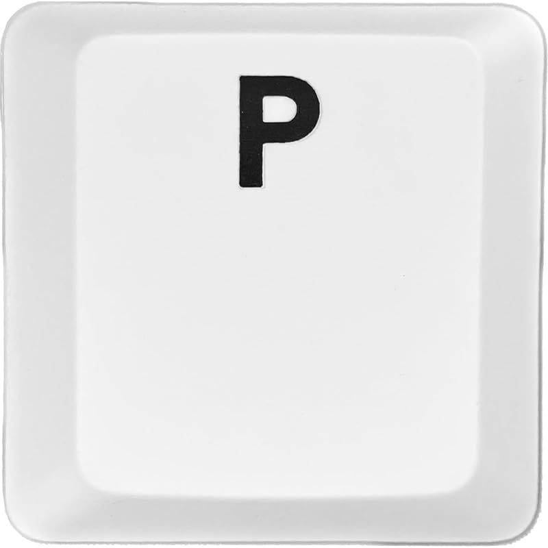 

logitech G913/G913TKL/G915 replacement keycaps [Sold as 1 piece] (Compatible with luminescence) [BERGBUCH] (P, White)