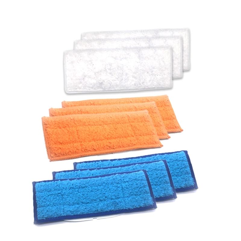 6/12 Pack Cloth Replacement Cloth Mop Wipes Rag Mop Cleaning Heads Pad Sweeping Robot Accessories for