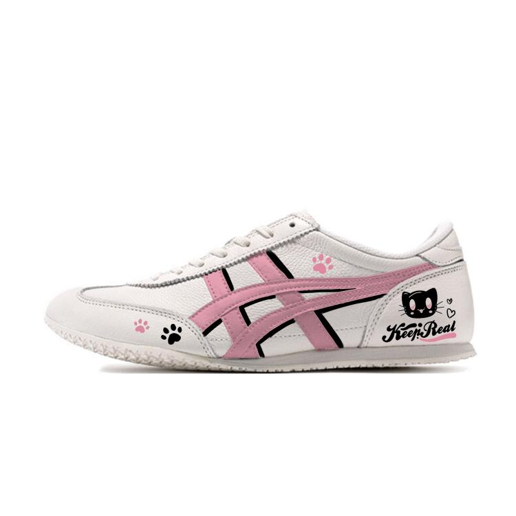 

Onitsuka Tiger Machu Racer Low top Casual Shoes Unisex Beige Pink 1183b770-100(Team352-) 42